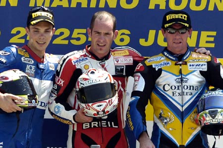 Les manches Superbike et Supersport de Misano 2005 sur Moto-Net