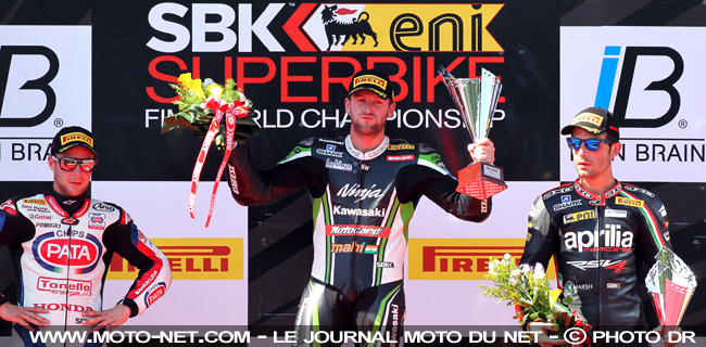 Rea 2ème, Sykes 1er et Guintoli 3ème - WSBK Italie (7 sur 15) : Vidéos, déclarations et analyse du SBK à Imola