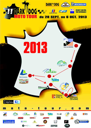 Tous les horaires officiels du Dark Dog Moto Tour 2013