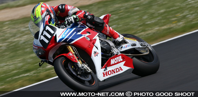 Le nouveau team Honda Racing en pole provisoire du Bol d'Or