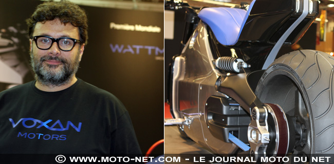 Voxan dévoile son concept de moto électrique Wattman