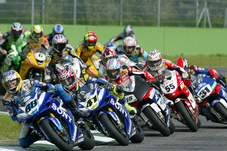 Les manches Superbike et Supersport d'Imola 2005 sur Moto-Net