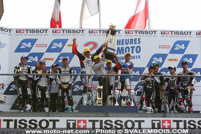 Galerie photos 24H Moto du Mans 2014 : 09 - arrivée