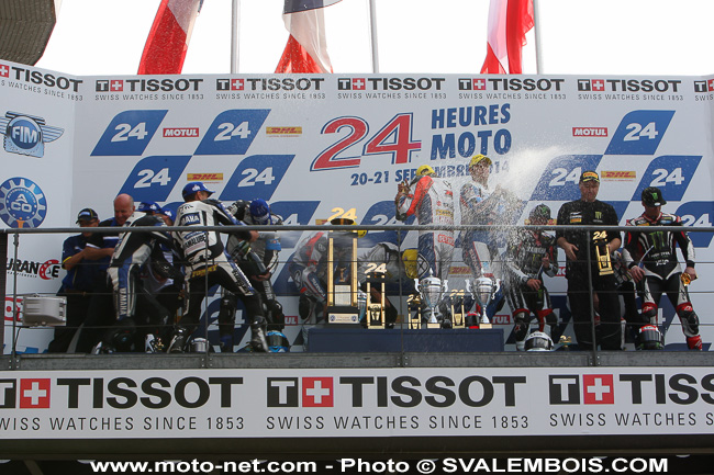 Galerie photos 24H Moto du Mans 2014 : 09 - arrivée