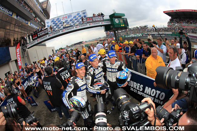 Galerie photos 24H Moto du Mans 2014 : 09 - arrivée