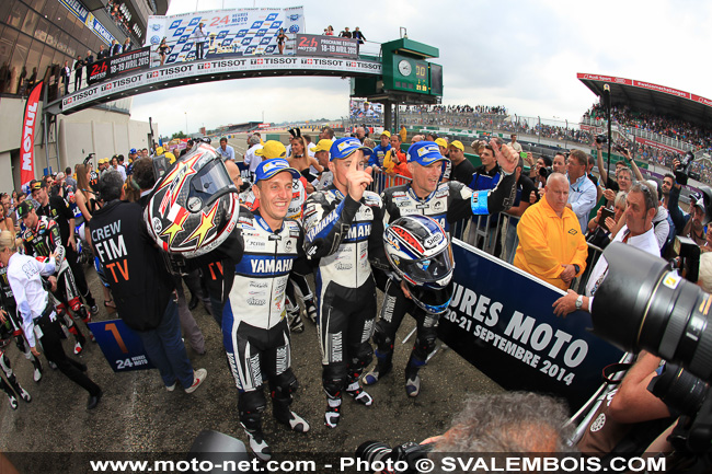 Galerie photos 24H Moto du Mans 2014 : 09 - arrivée