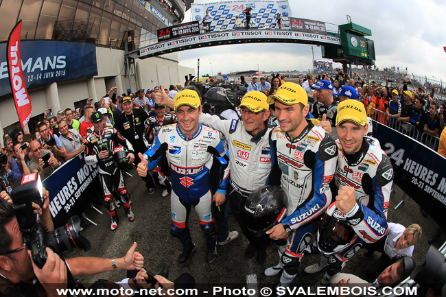 Galerie photos 24H Moto du Mans 2014 : 09 - arrivée