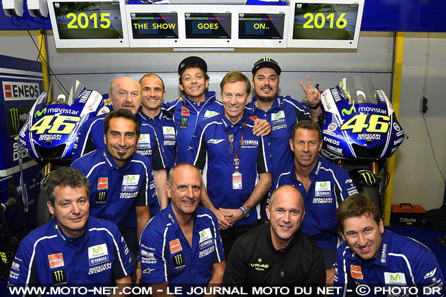 Rossi prolonge pour deux ans son contrat chez Yamaha