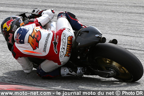 Jack Miller en essais privés à Sepang