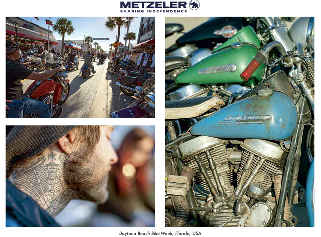 Le Calendrier Metzeler 2015 met l'accent sur les grands rassemblements moto