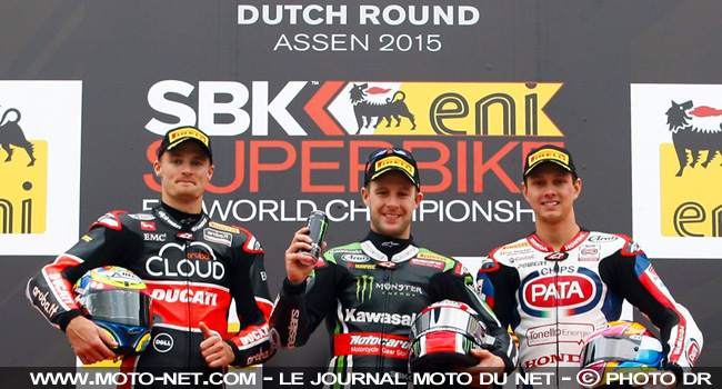 Davies 2ème, Rea 1er et Van den Mark 3ème - WSBK Pays-Bas (4 sur 13) Déclarations et analyse du Superbike à Assen
