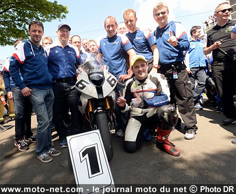 Tourist Trophy 2014 : Anstey explose le record du tour, mais Dunlop s'impose