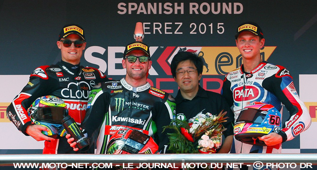 Davies 2ème, Sykes 1er et Van den Mark 3ème - WSBK Espagne (11 sur 13) Déclarations et analyse du Superbike à Jerez