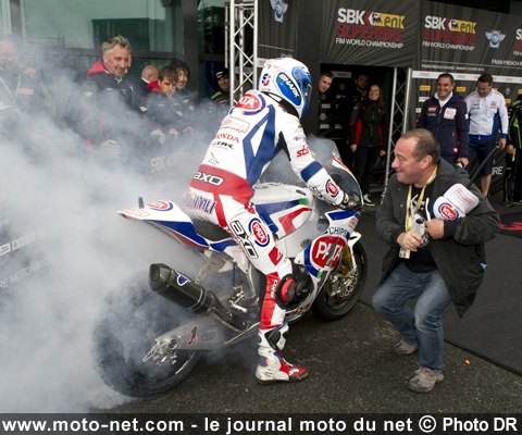 Guintoli et Nono Himself - WSBK France (12 sur 13) Déclarations et analyse du Superbike à Magny-Cours