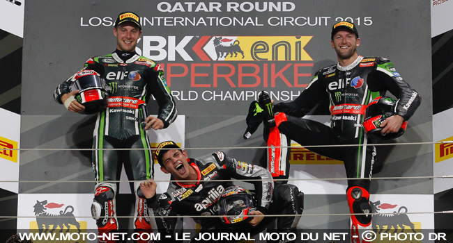  Rea, Torres et Sykes - WSBK Qatar (13 sur 13) Déclarations des pilotes de Superbike à Losail