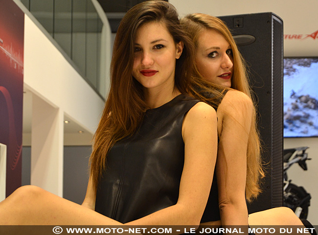 En direct de l'EICMA : les plus belles hôtesses du salon de Milan