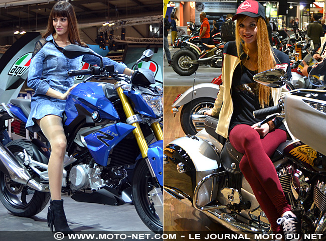 En direct de l'EICMA : les plus belles hôtesses du salon de Milan