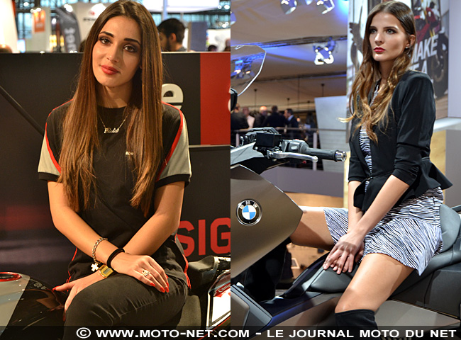 En direct de l'EICMA : les plus belles hôtesses du salon de Milan