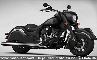 Nouveauté moto 2016 : Indian Chief Dark Horse