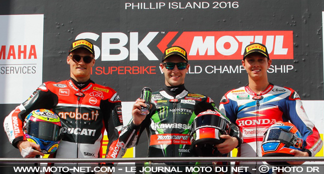 Davies 2ème, Rea 1er et Van den Mark 3ème - WSBK Australie (1 sur 14) Déclarations des pilotes World Superbike à Phillip Island