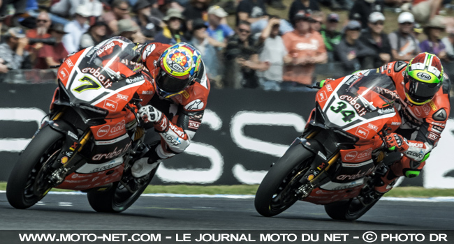 Davies et Giugliano - WSBK Australie (1 sur 14) Déclarations des pilotes World Superbike à Phillip Island