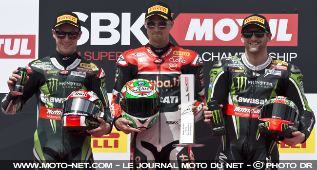  Rea 2ème, Davies 1er et Sykes 3ème - WSBK Italie (5 sur 13) Déclarations des pilotes World Superbike à Imola