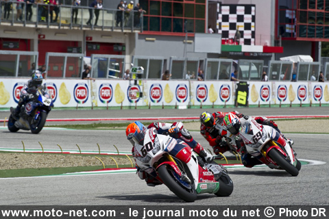  Van den Mark, Hayden, Savadori et Lowes - WSBK Italie (5 sur 13) Déclarations des pilotes World Superbike à Imola