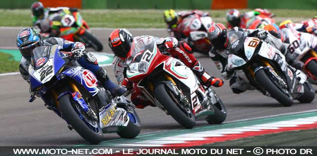  Lowes, Camier, Torres, Van den Mark, Forés, Baiocco, Abraham et Schmitter - WSBK Italie (5 sur 13) Déclarations des pilotes World Superbike à Imola