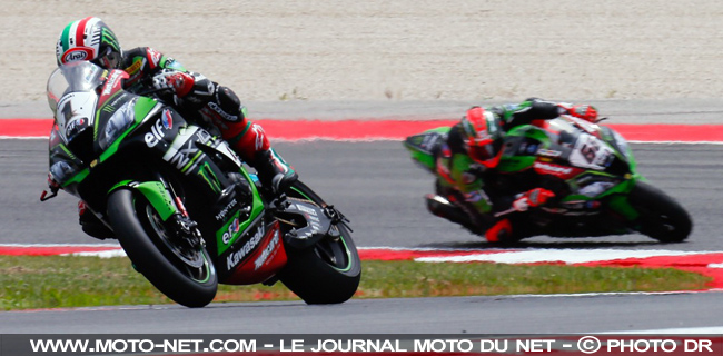  Rea et Sykes - WSBK Italie (8 sur 13) Déclarations des pilotes World Superbike à Misano