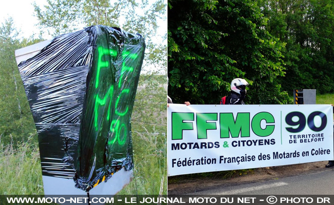 La FFMC90 neutralise les radars du Territoire de Belfort