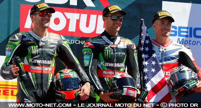 Sykes 2ème, Rea 1er et Hayden 3ème - WSBK États-Unis (9 sur 13) Déclarations des pilotes World Superbike à Laguna Seca