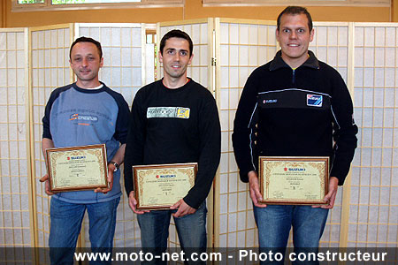 Xavier Boutiton, meilleur technicien Suzuki 2006