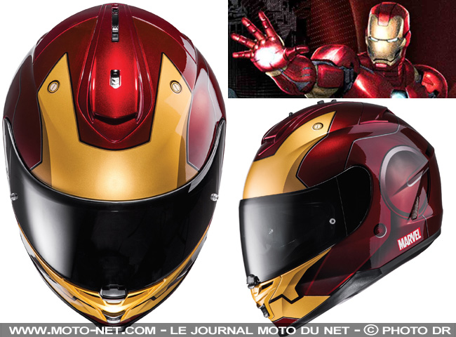 Casques moto HJC sous licence Marvel pour rouler comme un super-héros