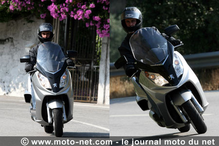 Test Moto Net scooter Peugeot Satelis Compressor : Musclor Junior