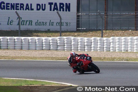 Entraînement sur les circuits d'Albi et de Magny Cours