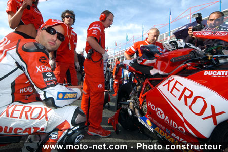 Premiers réglages en Mondial Superbike