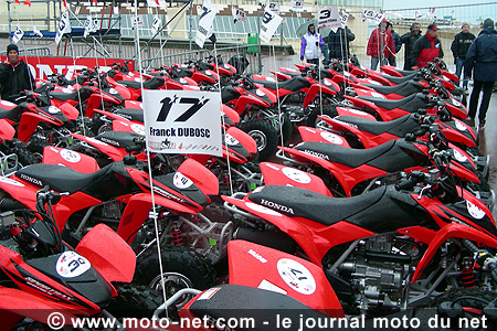 Quaduro'Star Honda au Touquet : un poireau chez les peoples...