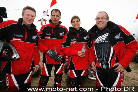 Quaduro'Star Honda au Touquet : un poireau chez les peoples...