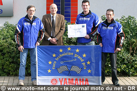 Stéphane Helbecque (Lebossé 2 Roues) meilleur technicien Yamaha 2006/2007