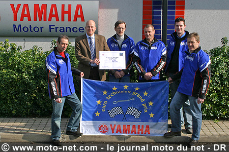 Stéphane Helbecque (Lebossé 2 Roues) meilleur technicien Yamaha 2006/2007