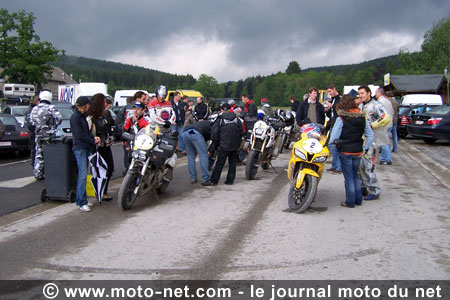 Championnat du monde des rallyes 2007, Belgian Moto Tour : première étape, après la pluie... la pluie !