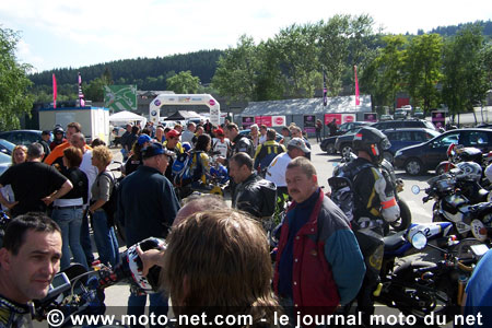Championnat du monde des rallyes 2007, Belgian Moto Tour : deuxième étape, Du riffifi sous le soleil !