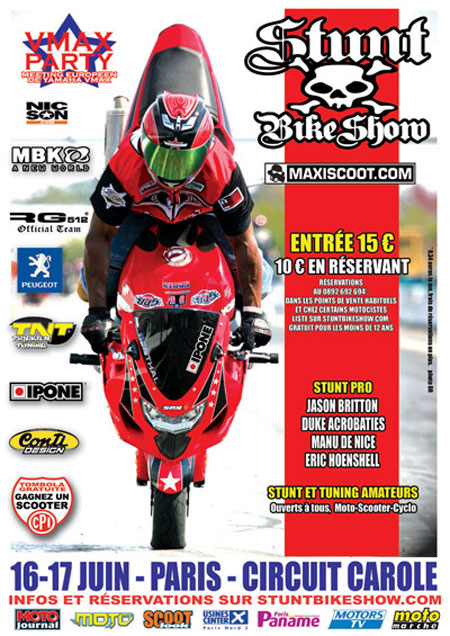 Stunt Bike Show 2007 : le champion du monde de stunt à Paris