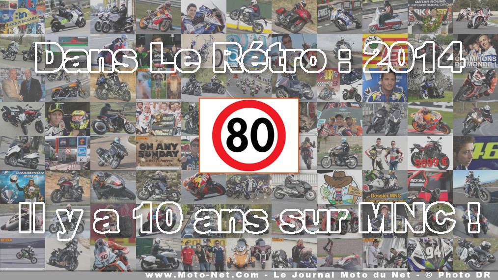 Il y a 10 ans : 75 000 motards contre la baisse des limitations de vitesse