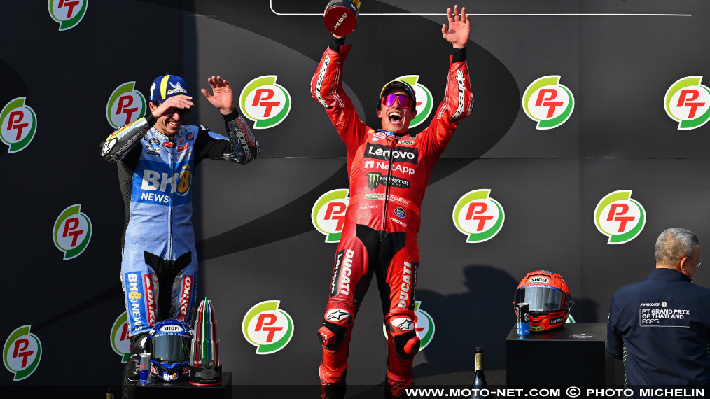 Marc Marquez ne pourrait "rien demander de plus" après la Thaïlande