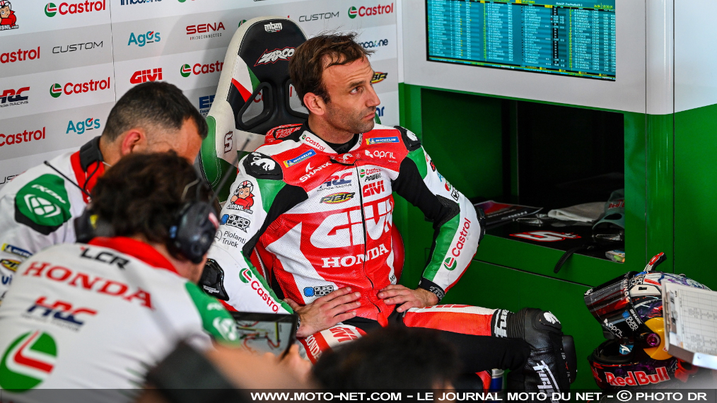 Johann Zarco en délicatesse sur la piste de Jerez