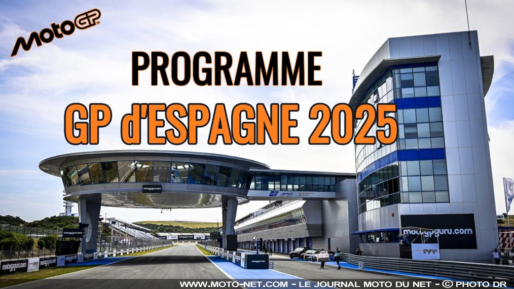 Horaires du Grand Prix d'Espagne MotoGP 2025