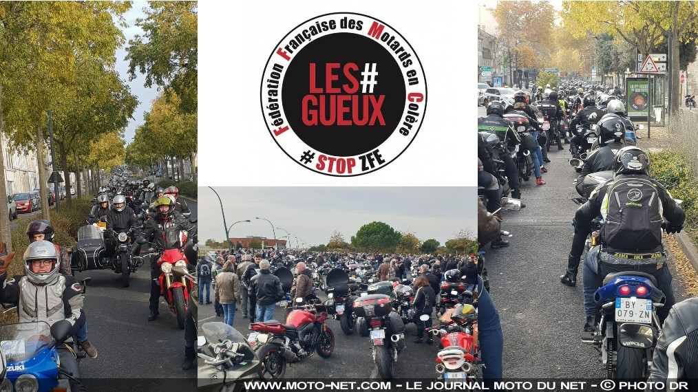 Manifestations FFMC contre les Zones à faibles émissions (ZFE)