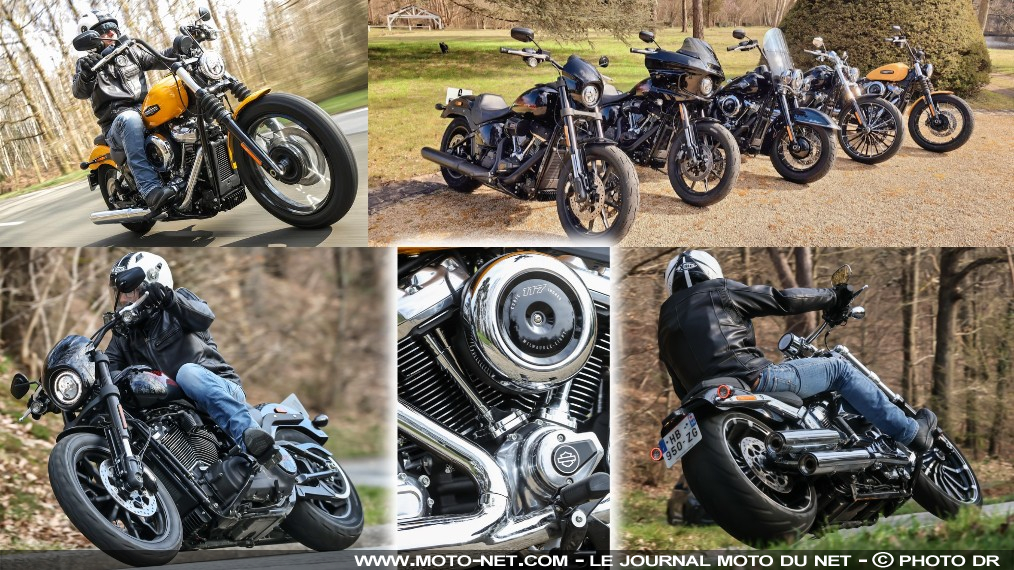 Essai des motos Cruiser Harley-Davidson 2025