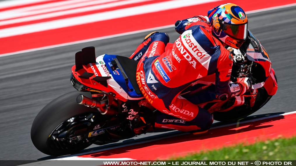 Luca Marini ouvre le GP d'Indonésie sur sa Honda officielle